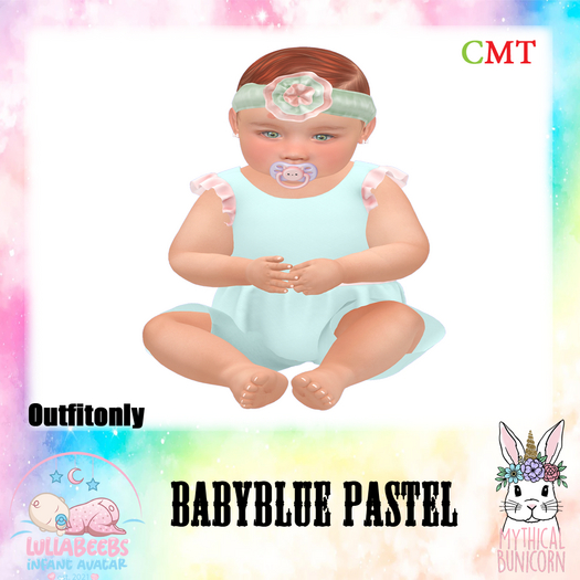 {MB}Pastel BabyBlue Romper