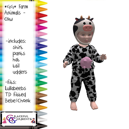 *GG* Farm Animal - Cow (add)