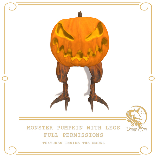 Full Perm Monster Pumpkin With Legs