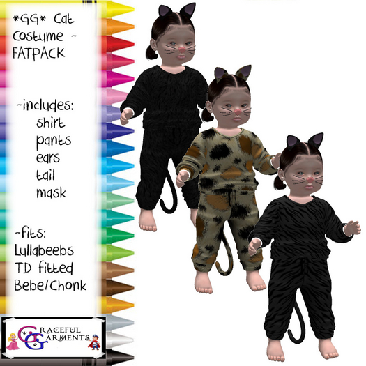 *GG* Cat Outfit - FATPACK (add)