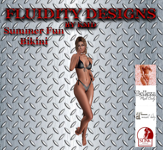 Summer Fun Bikini Black