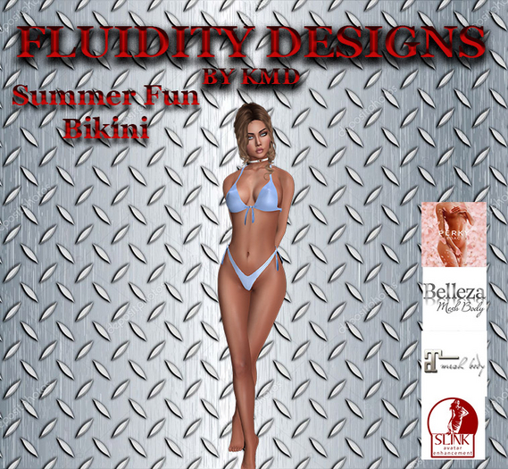 Summer Fun Bikini Lt Blue