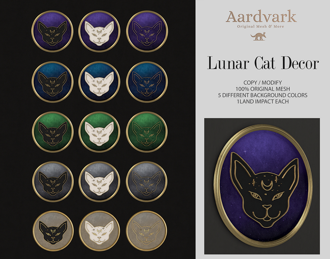 Aardvark : Lunar Cat Frame  - Fatpack