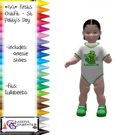 *GG* Lullabeebs Firsts Outfit - St Patrick's Day (add)