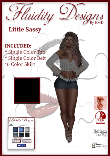 KMD LITTLE SASSY BLACK