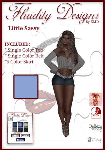 KMD LITTLE SASSY LT BLUE
