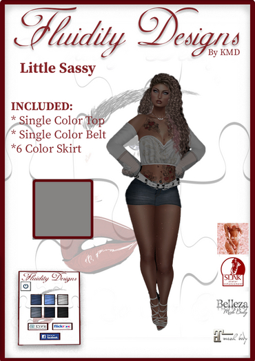 KMD LITTLE SASSY GREY