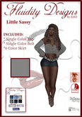 KMD LITTLE SASSY GREY