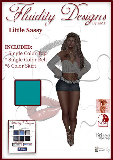 KMD LITTLE SASSY TEAL