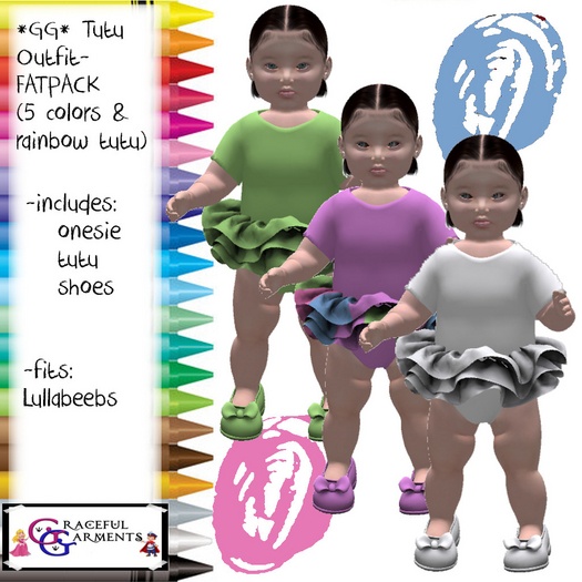 *GG* Lullabeebs Tutu Outfit - FATPACK (add)