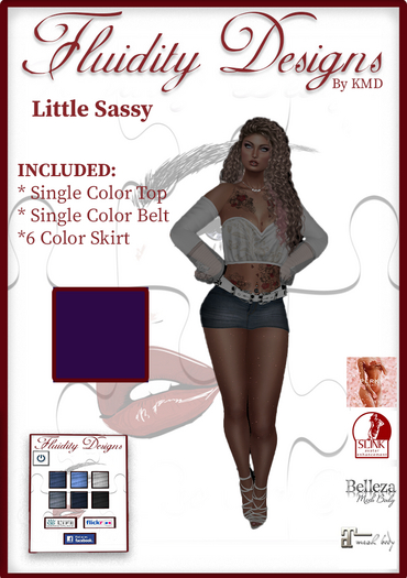 KMD LITTLE SASSY PURPLE