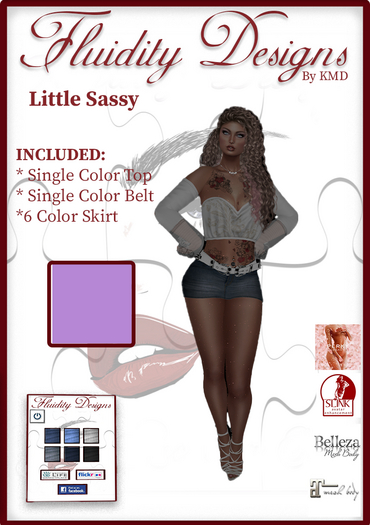 KMD LITTLE SASSY LT PURPLE