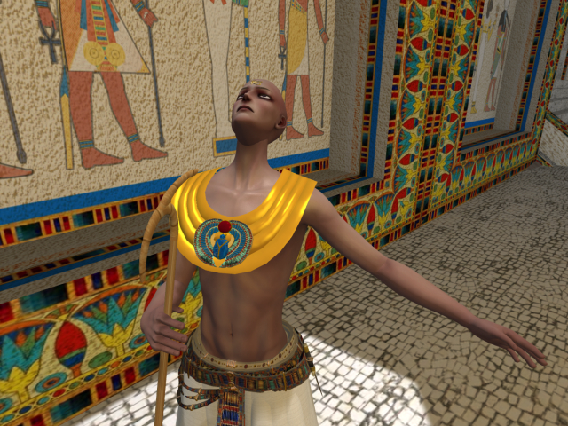 Pharaoh / Priest scarab collar