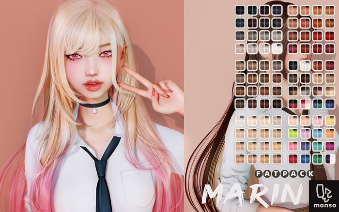 [monso] Marin Hair /Fatpack