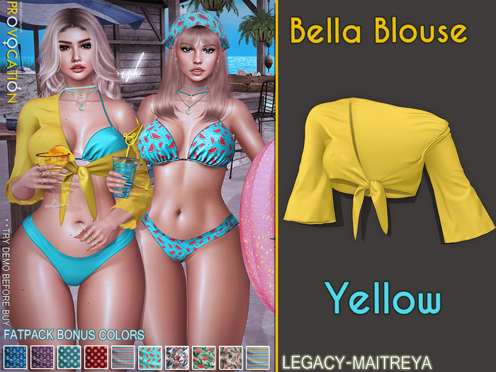 [Provocation] Bella Blouse-Yellow