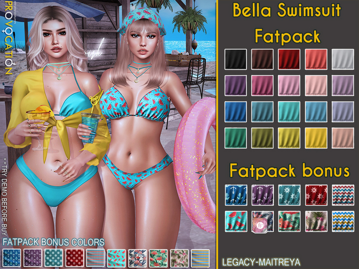 [Provocation] Bella Swimsuit-Fatpack