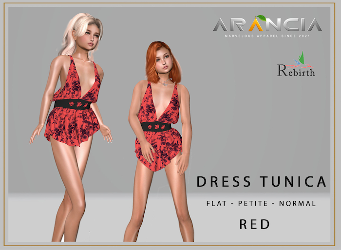 DRESS TUNICA RED - REBIRTH