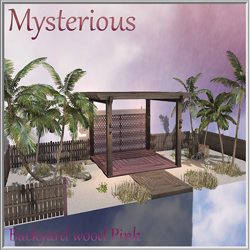 Backyard wood pink