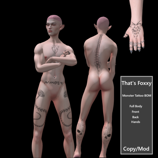 That's Foxxy -Monster Tattoo- BOM