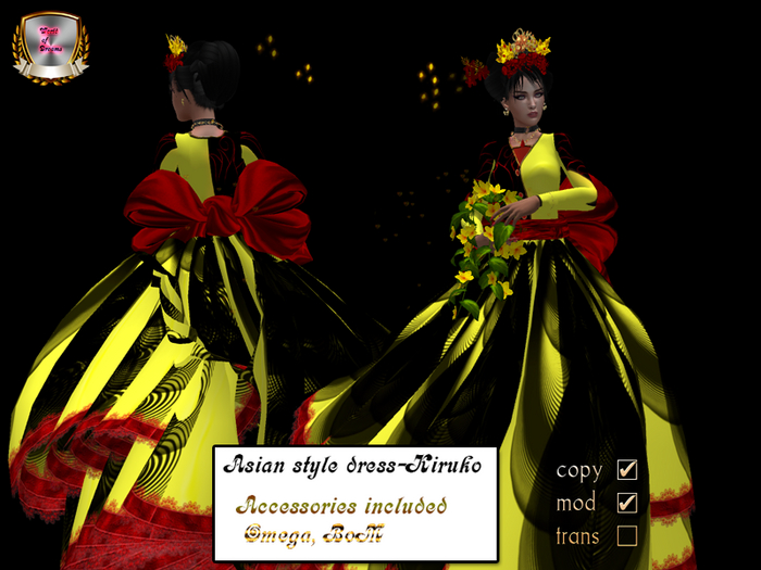 Asian style dress-Kiruko