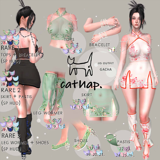 27. catNap JISO Tops & Breacelet Legacy RARE