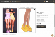 .miss chelsea. Anya Jellies Yellow