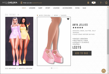 .miss chelsea. Anya Jellies Pink