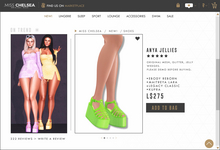 .miss chelsea. Anya Jellies Lime