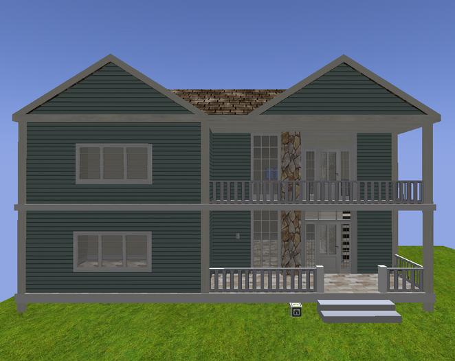 Two Floors Cottage House V3 Green (Baby Room)(Rezzer Boxed)