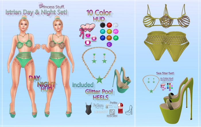 .Princess Stuff. [Istrian Day & Night Body] Olive SET!