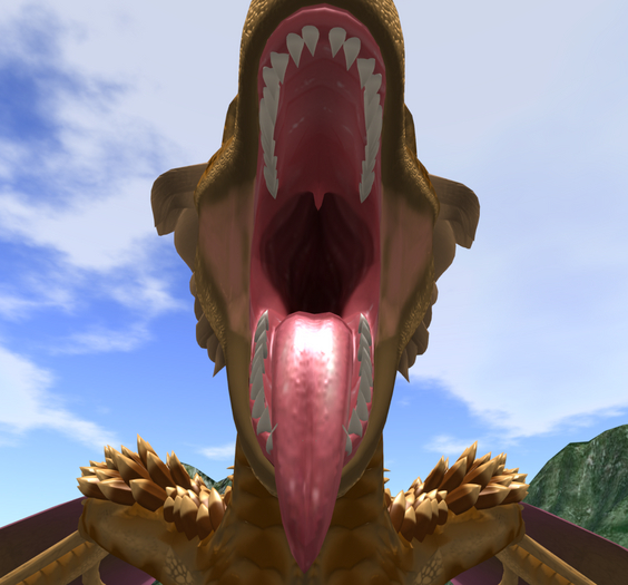 Skywyrm Fleshy Mouth