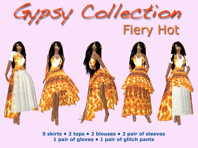 Gypsy Dress - Gypsy Dresses Fiery Hot