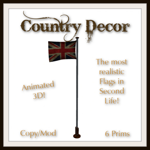 = Country Decor = Animated Flag - UK