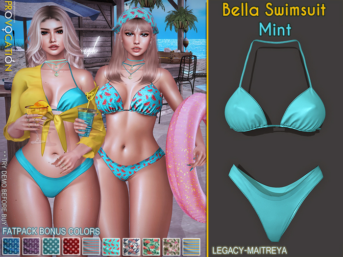 [Provocation] Bella Swimsuit-Mint