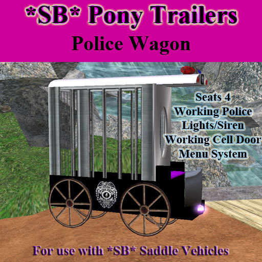 *SB* Pony Trailers - Police Wagon