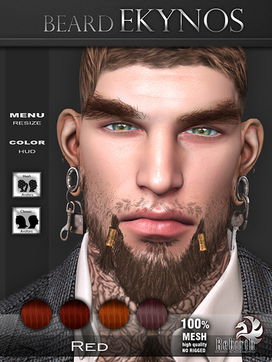 [//REBIRTH/]-BEARD_ekynos-Red