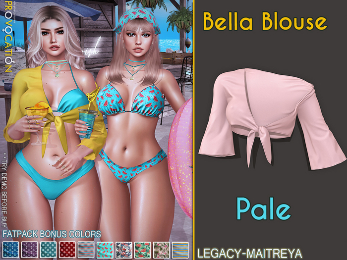 [Provocation] Bella Blouse-Pale