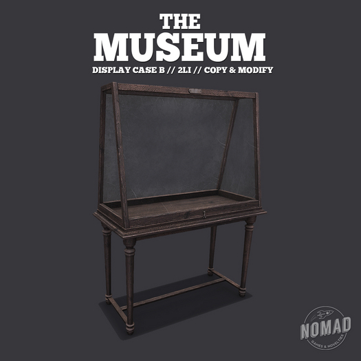 NOMAD // The Museum // Display Case B