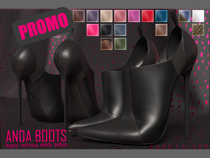 Pure Poison - Anda Boots Promo 99L$