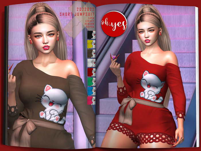 :::::Oh-Yes::::: 2022022 Short Jumpsuit 