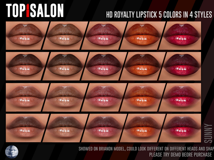 TOP1SALON - HD ROYALTY LIPSTICK (Genus) SUNNY