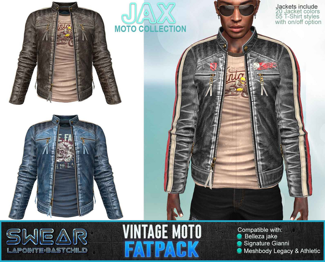 Leather Jacket Jax Vintage