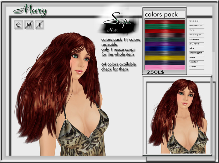 :: Seju Hair :: - [Mary] Colors Set - Wear me