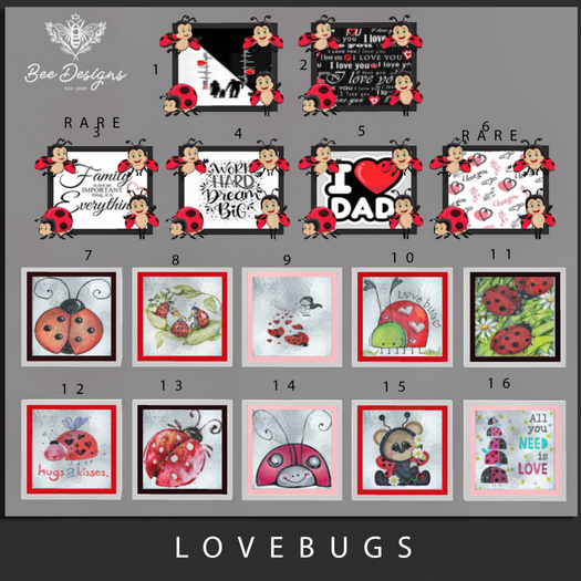 05 Bee Designs Lovebugs