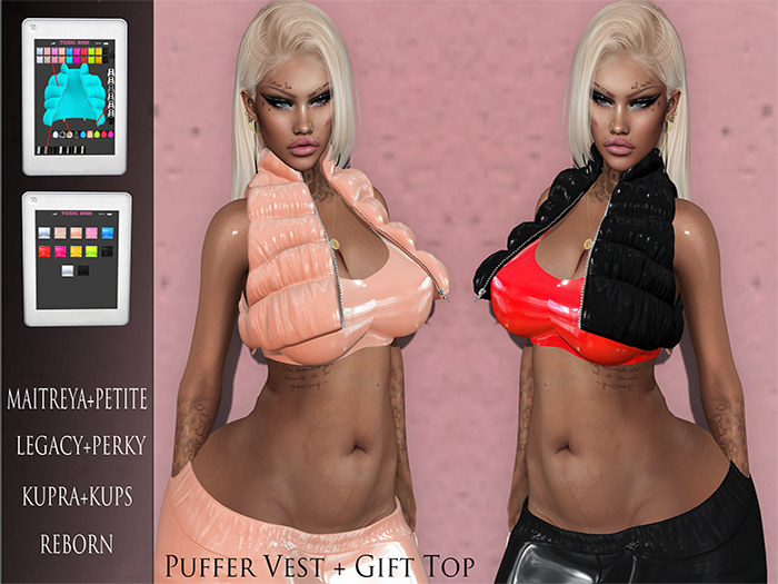 [TOXIC BISH] Puffer Vest @ HUD