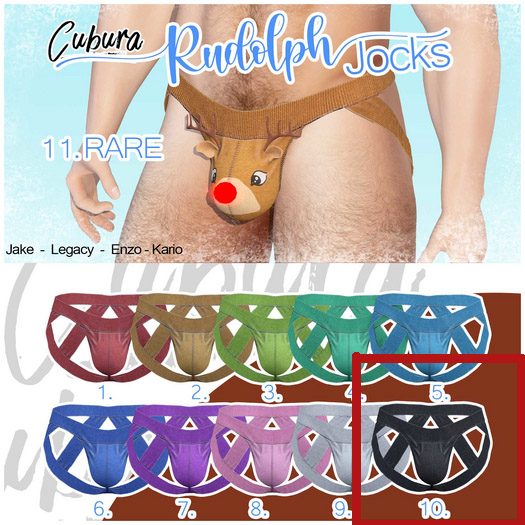 10.Cubura Rudolph Jocks Jake BLACK