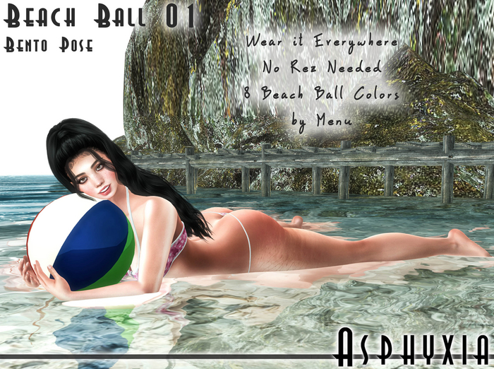 Asphyxia Beach Ball 01 Bento Pose