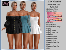 *BSASSY* TA COLLECTION DRESS WITH HUD SET 3 DOTS