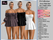 *BSASSY* TA COLLECTION DRESS WITH HUD SET 1