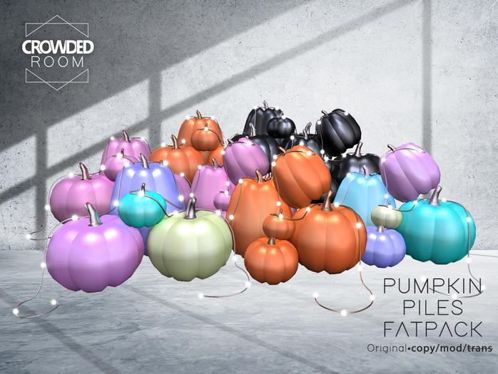 Crowded Room - Pumpkin + Cauldron - Complete Fatpack